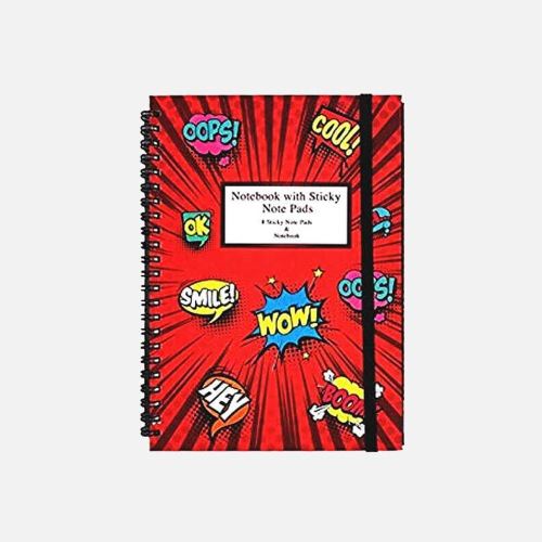 Siyah Globox Flamingo Yapışkanlı Not Defteri A5