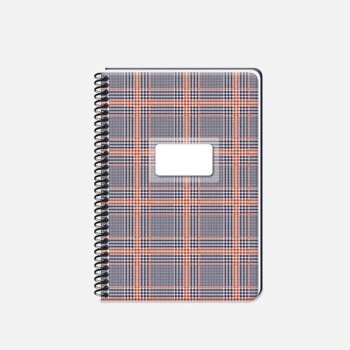 Siyah Keskin Spiralli Sert Kapak Defter