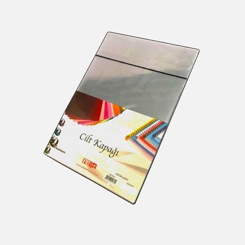 Siyah Abka Cilt Kapağı Şeffaf 100'lü