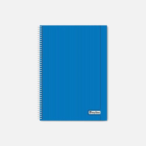 Siyah Plastik Kapak 60 Yaprak Kareli Defter